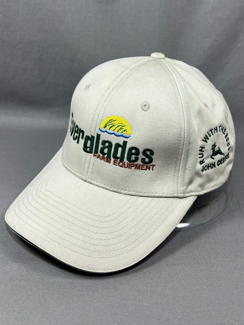 Everglades John Deere Farm Equipment Cobra Strapback Hat Khaki Rancher Fl Mens